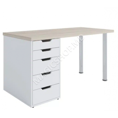 Белый офисный стол